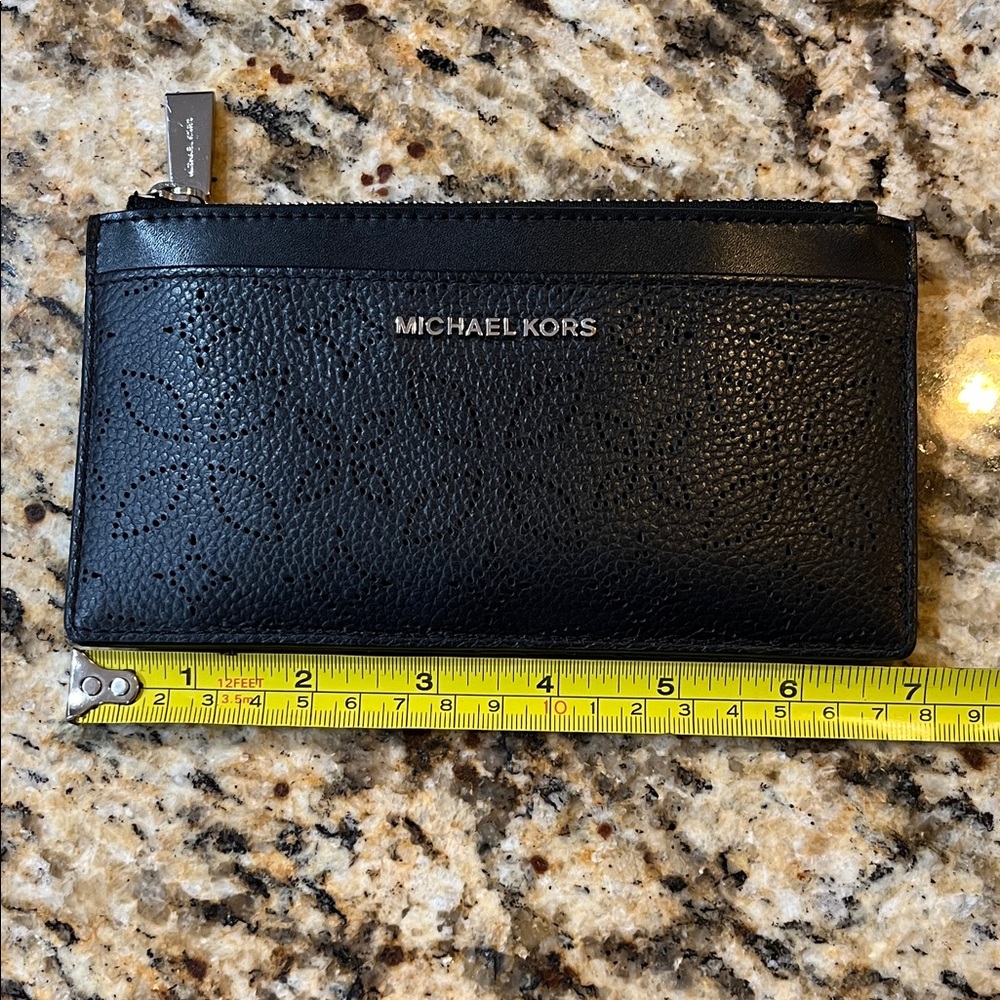 Michael Kors Black Textured Wallet